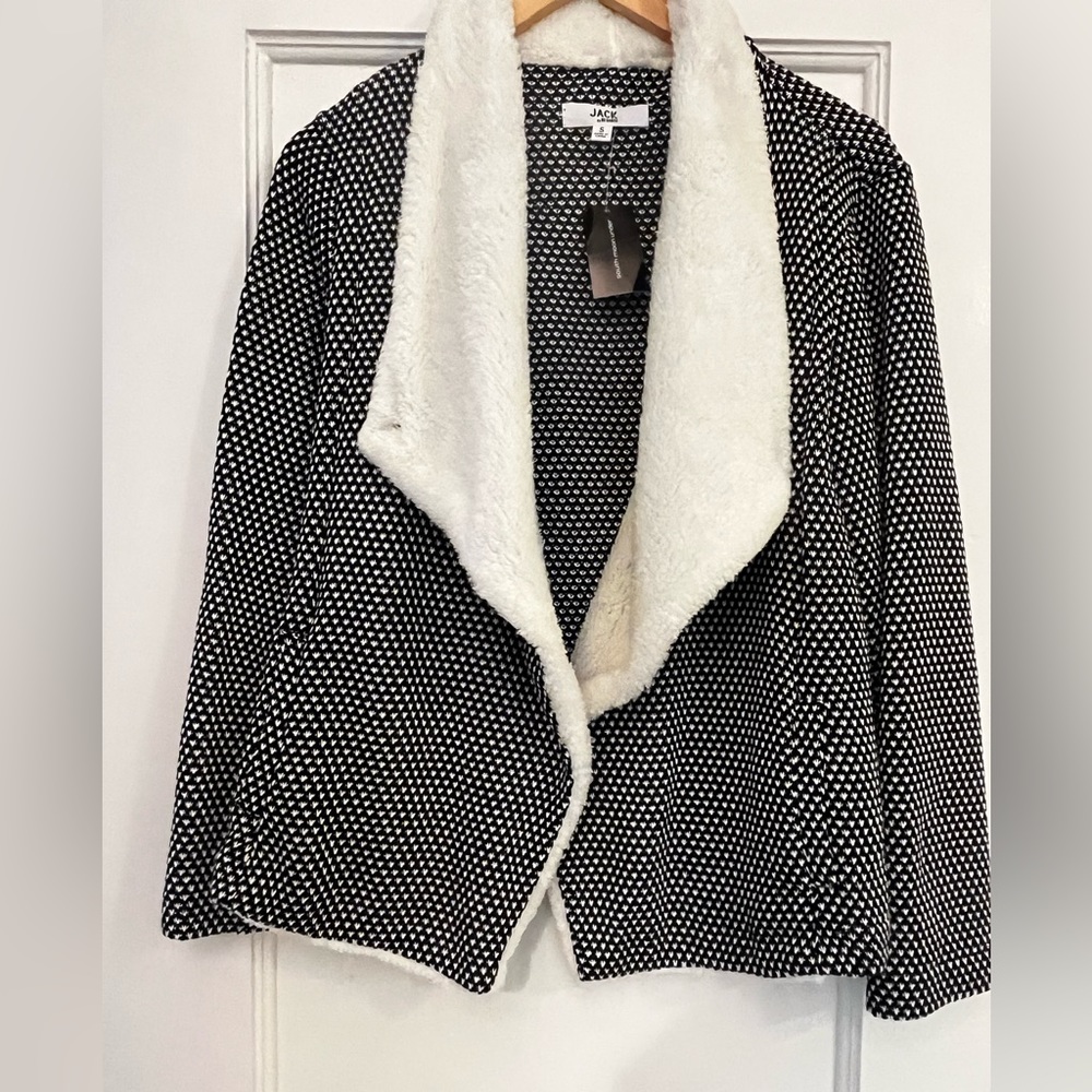 NWT Jack by BBDakota Jacket. Black and White. Size Small.